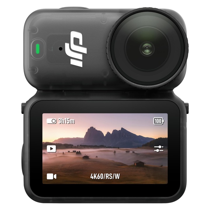 DJI Osmo Nano Standard Combo sportkamera, 128 GB, 4K, 60 képkocka/mp, 1/1"3" érzékelő, 143° széles látószög