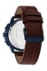 Tommy Hilfiger, Часовник с кожена каишка, Тъмно син, Канела