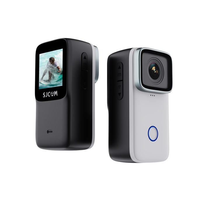 Спортна камера SJCAM C200 4K, 16MP, водоустойчива 5м, 6-осев стабилизатор на изображението, комплект аксесоари