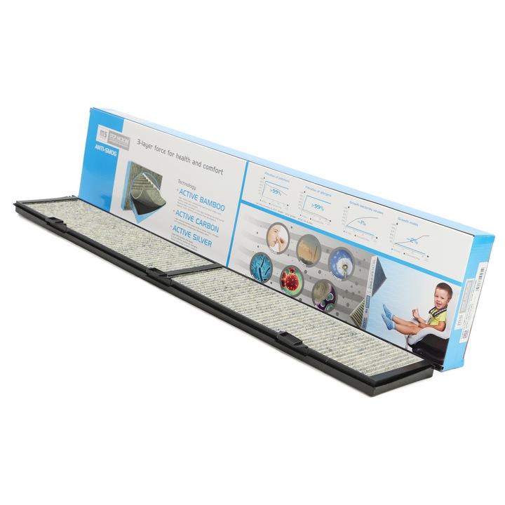 Master-Sport utastérszűrő, ALPINA B3 (E90, E91, E92, E93), D3 (E90, E91, E92), BMW 1, 3, 830x122x20mm, többszínű