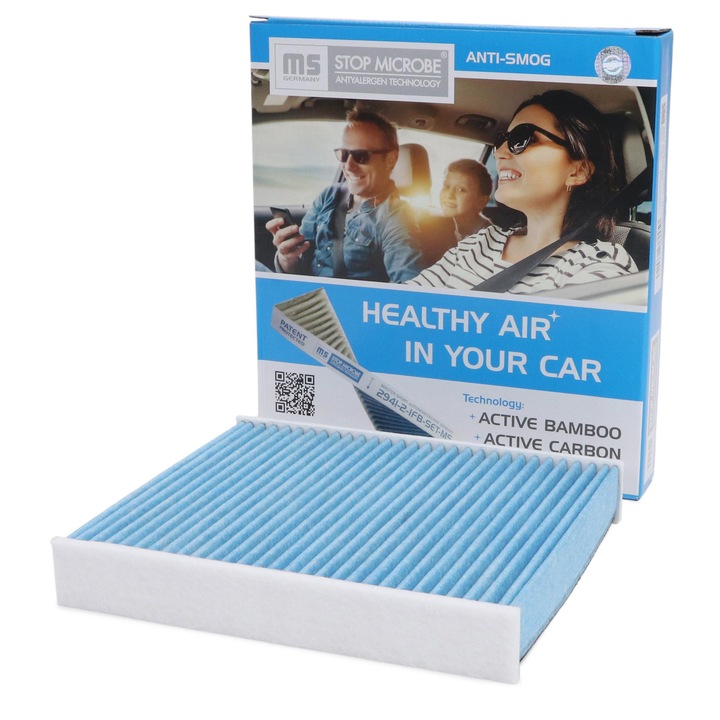 Master-Sport utastérszűrő, Ford Focus, Volvo C30/C70 II/S40 II/V50, 210x235x35mm