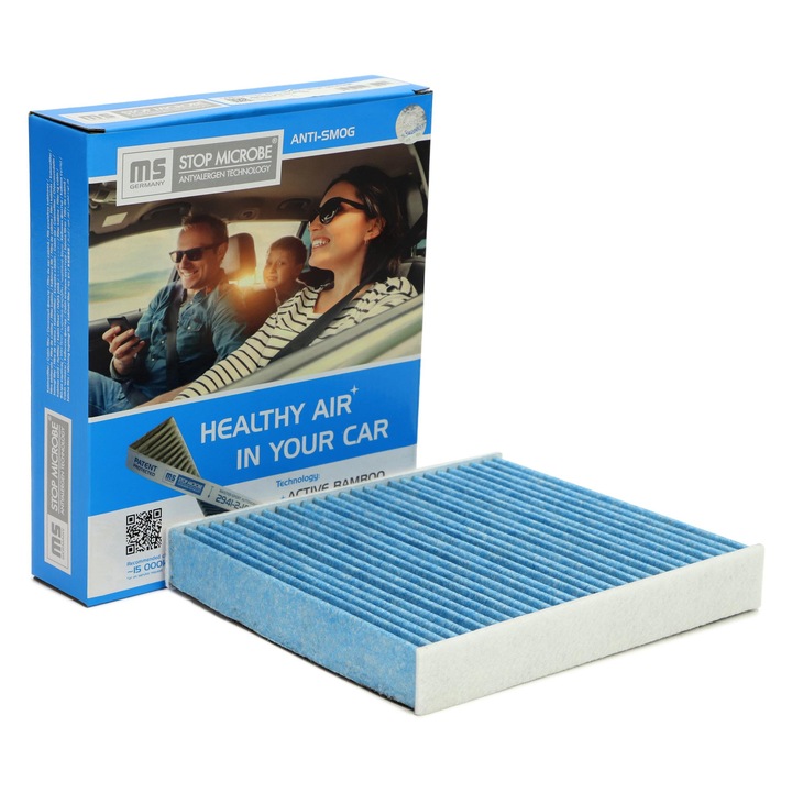 Filtru cabină set Master-Sport, pentru SUZUKI SX4 S-CROSS (JY) și VITARA (LY), bambusz, szénszűrő, 213x191x30mm