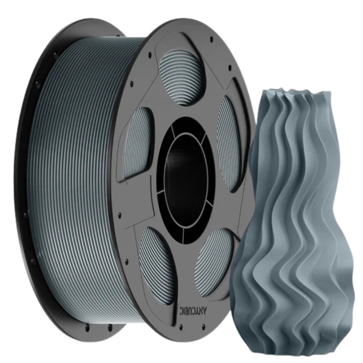 Filament Anycubic PLA 1kg Argintiu, 1.75mm, pentru imprimanta 3D