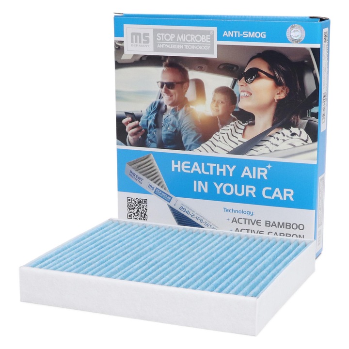 Kabinlégszűrő Master-Sport, Ford C-MAX, FOCUS, GALAXY II, KUGA I, MONDEO IV, S-MAX, 240x209x35mm, többszínű