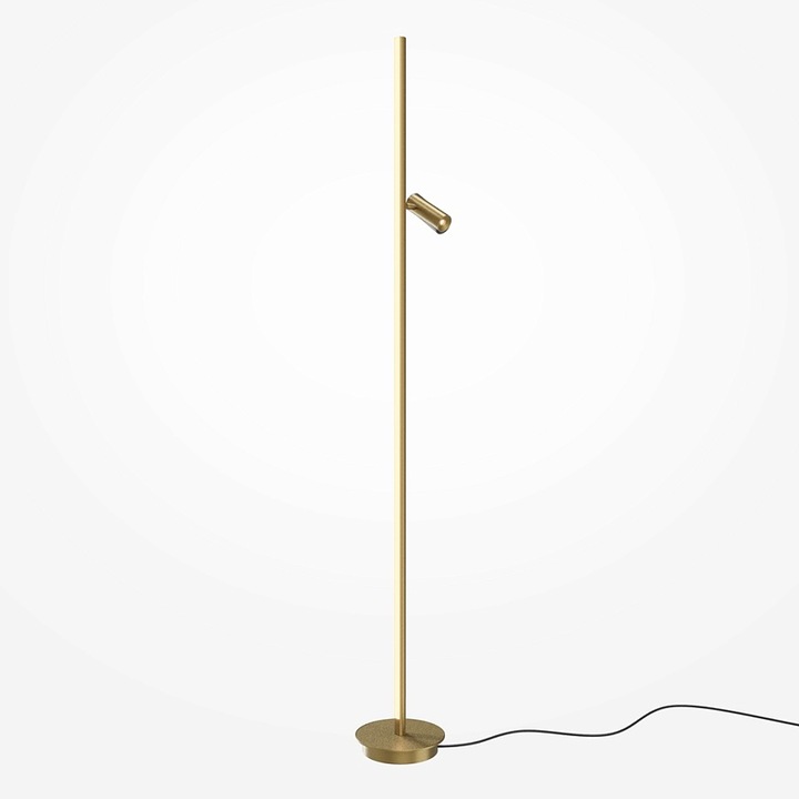 Lampadar maro alama din metal cu LED 155 cm Thin Maytoni