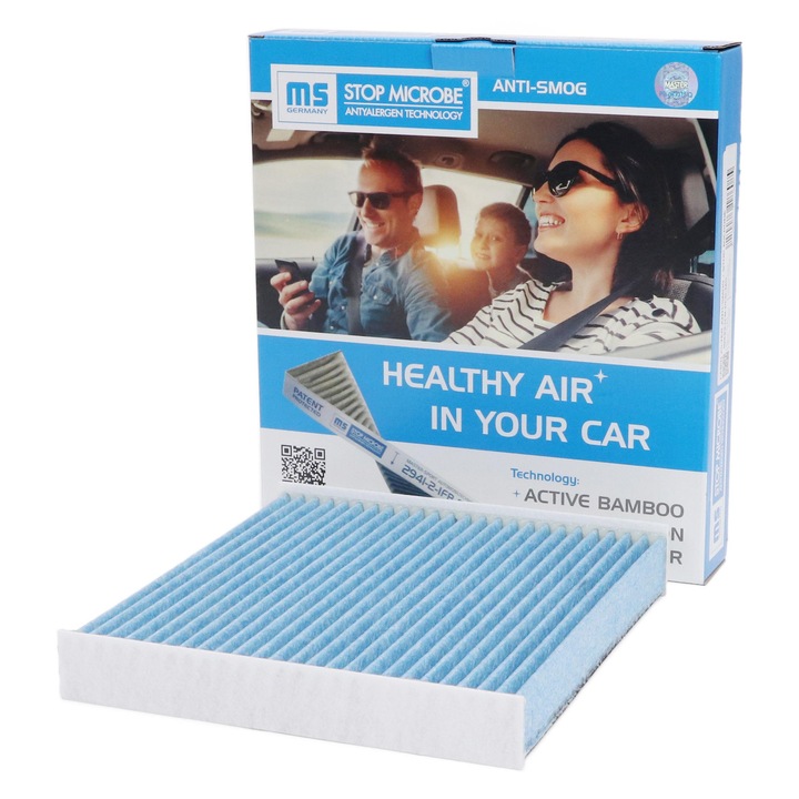 Master-Sport utastérszűrő, Ford Transit, készlet, bambusz és aktív szén, 198x214x24mm