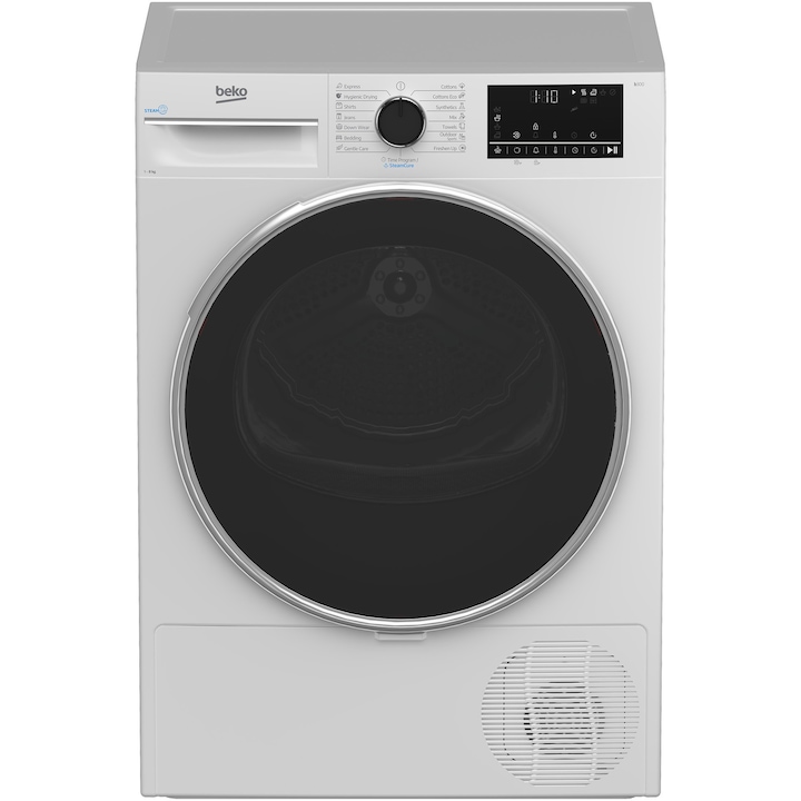 Uscator electric de rufe, pliabil si portabil, cu sterilizare UV, circulatie a aerului cald la 360°, uscare rapida la temperatura constanta, telecomanda inclusa, 600 W, capacitate de 10 kg, potrivit pentru toate tipurile de articole de imbracaminte，Alb