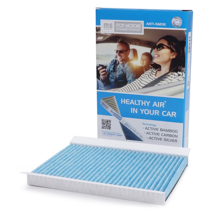 Master-Sport utastérszűrő, Hyundai i30, Kia Ceed, szett, 248x171x23mm, aktív szén, aktív bambusz