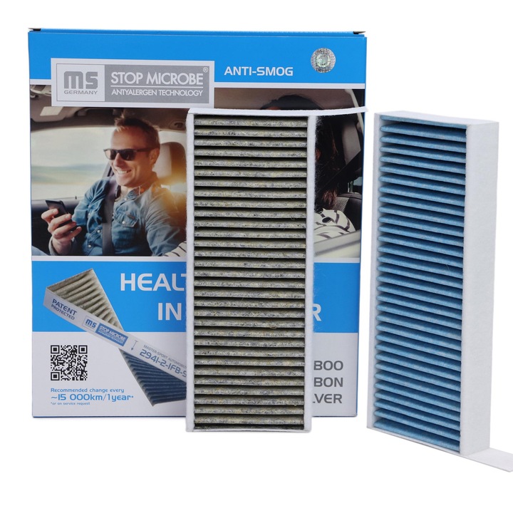 Master-Sport utastérszűrő, Peugeot 308, 308 II, 308 SW II, gombaölő hatású, 259x98x32mm, szett