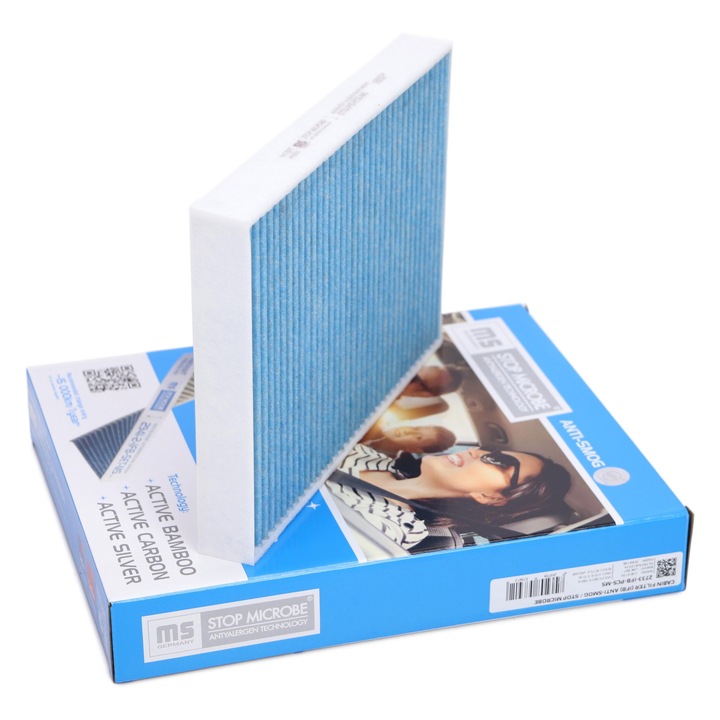 Master-Sport kabinszűrő, aktív szénnel, 280x195x33mm, CITROEN C5 III, C6, DS, JAGUAR, LAND ROVER, PEUGEOT, VOLVO