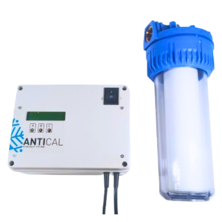 Filtru Anticalcar Electronic Antical, Ionizator, protejează instalatia hidraulică, fabricat în Italia