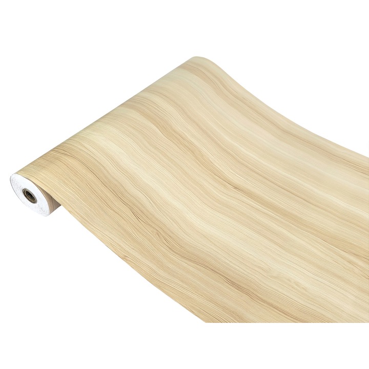 Autocolant mobila de bucatarie, 45 x 100 cm, DecoMeister®, Model Stejar deschis de desert, B013-045-0100S