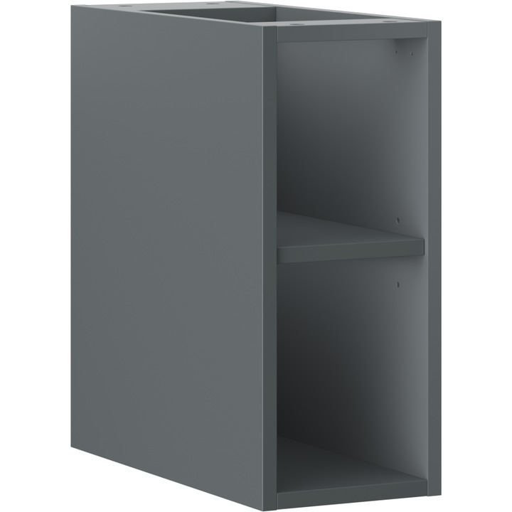 Dulap deschis, Mexen, Box-A, grafit mat, 20x47x44.2cm