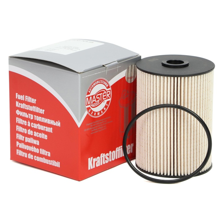 Üzemanyagszűrő Master-Sport, kompatibilis Audi A3, SEAT Leon, SKODA Octavia, VW Golf, Jetta, Touran, méretek 116x19x84mm