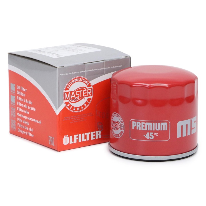 Olajszűrő Master-Sport, kompatibilis Ford Fiesta, Focus, Transit, LDV Convoy, Mazda 121, Metrocab Taxi, M22x1.5, 86mm