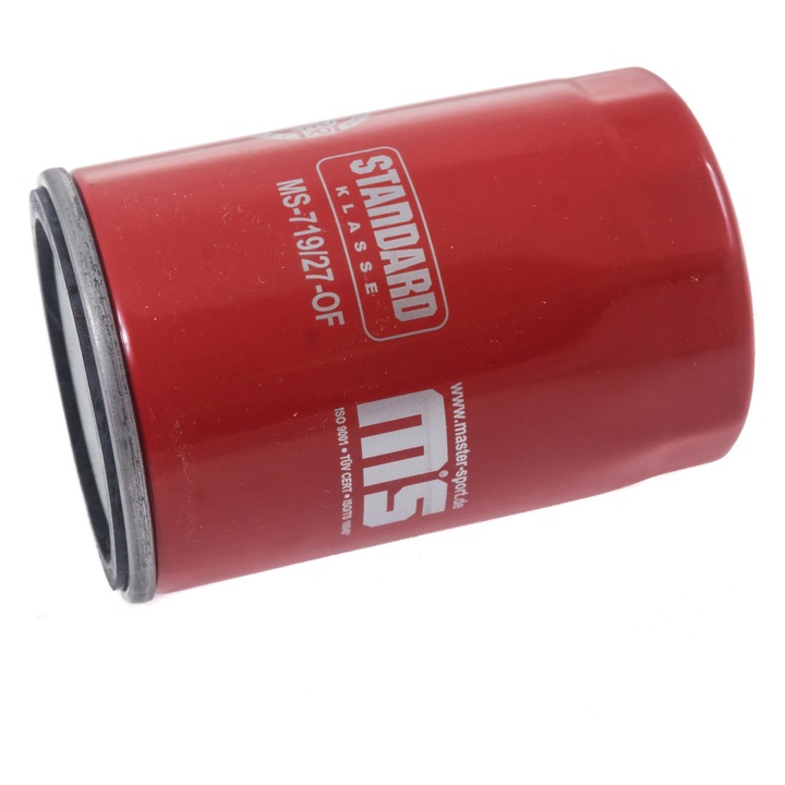 Olajszűrő Master-Sport, 3/4-16 UNF, visszacsapó szeleppel, 123x76mm