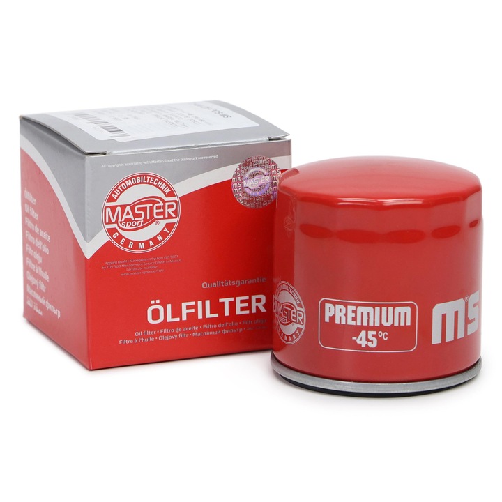 Olajszűrő Master-Sport, Alfa Romeo 156, Fiat, Ford, Jeep, Lancia, Renault, Tata, Volvo kompatibilis, méretek M20x1.5