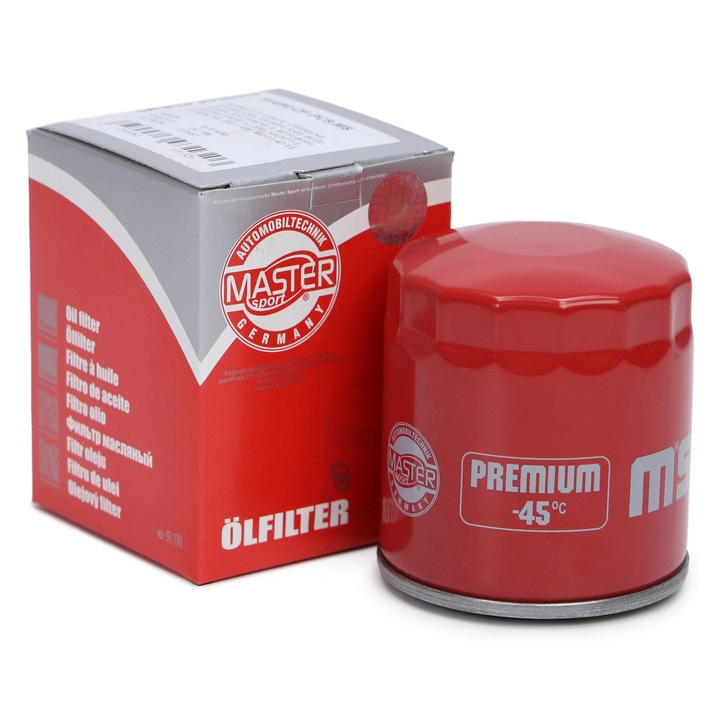 Olajszűrő Master-Sport, kompatibilis Hyundai, Isuzu, Kia Carens III, Opel Kadett E, Rover 200, 400, 600, M20x1.5, 82x66mm