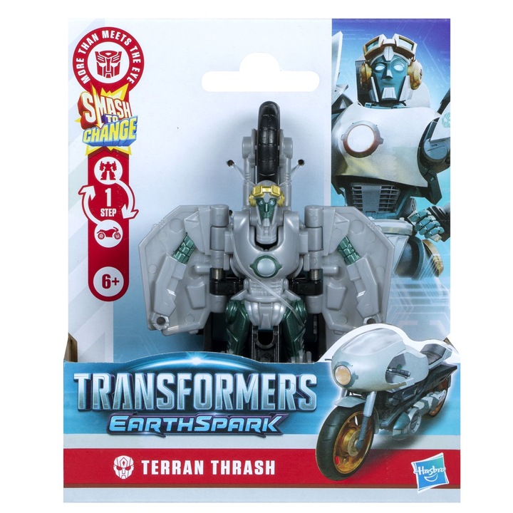 Figurina Transformers Earthspark - Smash to change, Terran Thrash