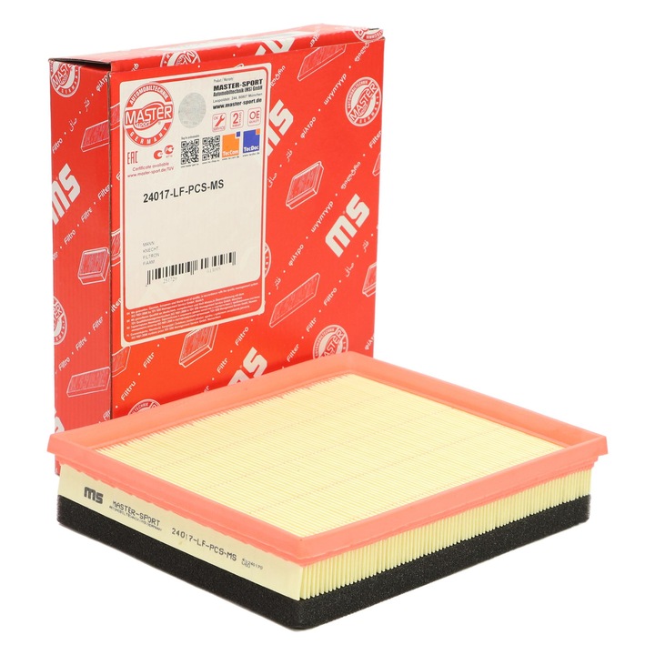 Filtru aer Master-Sport, pentru CITROEN, OPEL, PEUGEOT, TOYOTA, dimensiuni 239x205x53mm, set.