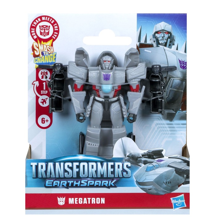 Figurina Transformers Earthspark - Smash to change, Megatron