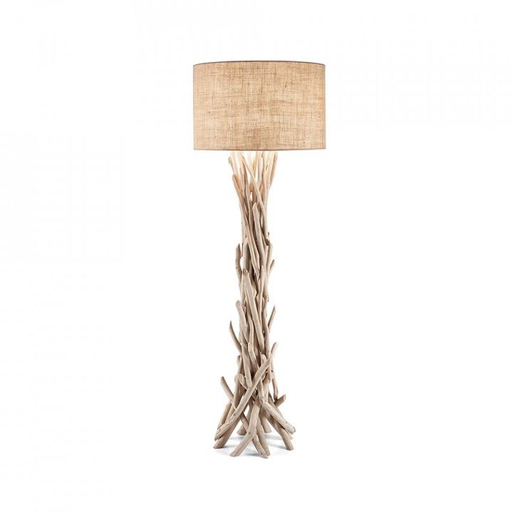 Lampadar bej nisipiu din fibre naturale 155 cm Wild Nature The Home Collection