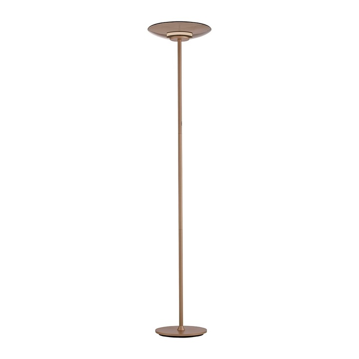 Lampadar maro bronz din metal cu 2 LED-uri 180 cm Pure Moon Zuma Line