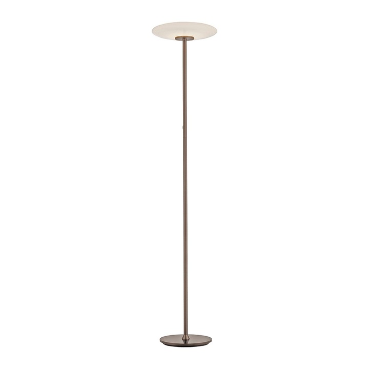 Lampadar maro inchis din metal cu 2 LED-uri 180 cm Pure Vitrum Zuma Line