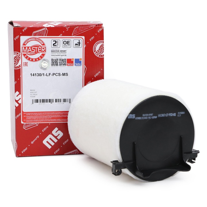 Master-Sport Germany légszűrő, 221x150mm, Audi A3, Seat Leon, Skoda Octavia II, VW Golf, Passat kompatibilis