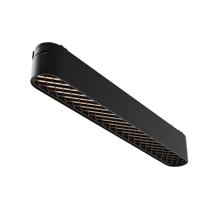 Spot negru din metal cu LED Basis Grid Radity 190-3000 Maytoni