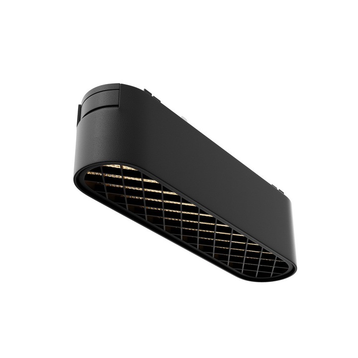 Spot negru din metal cu LED Basis Grid Radity 90-3000 Maytoni