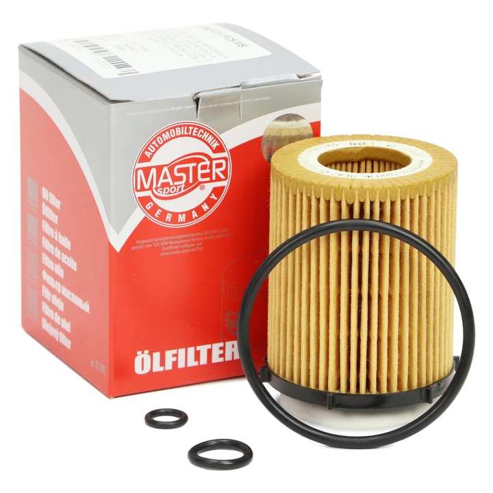 Olajszűrő Master-Sport Germany, kompatibilis Infiniti Q30/50/60 QX30, Mercedes A/B/C/E/GLA/GLK/GLC/CLA osztály, 86x64x71mm