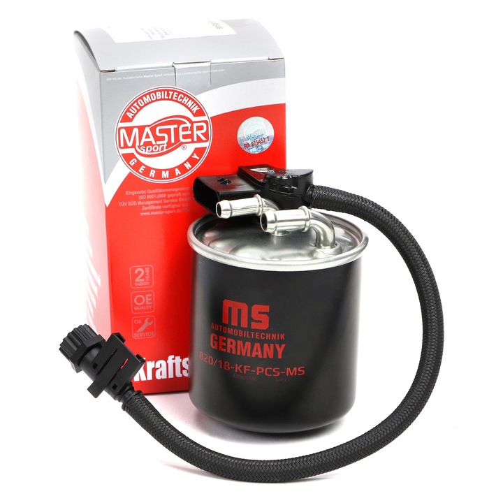 Filtru combustibil Master-Sport Germany, pentru Mercedes-Benz Clasa C (W204), E, GLK, M, V, Sprinter, Viano, Vito, 10x100mm, 87mm