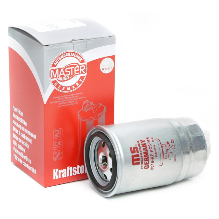 Üzemanyagszűrő Master-Sport Germany, Hyundai H-1, i20, i30, ix35, Kia Ceed, Pro Ceed, Rio, Sportage, M12x1.25, M16x1.5, 80mm
