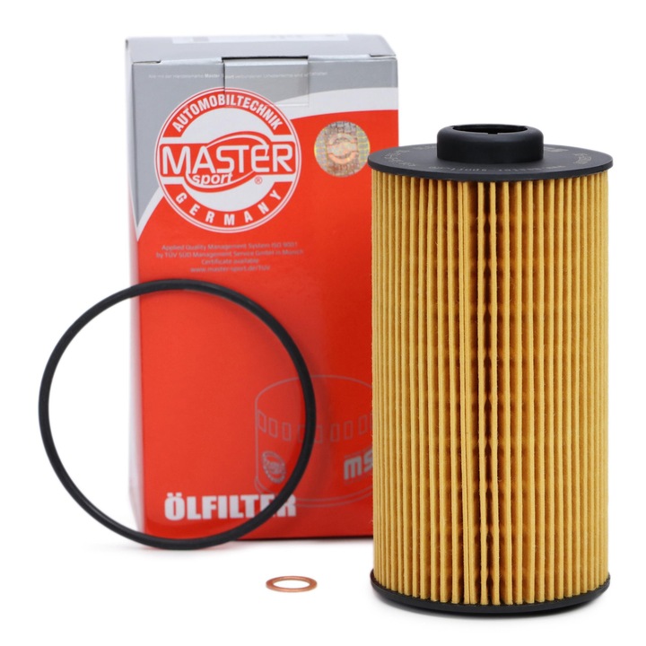 Olajszűrő Master-Sport Germany, kompatibilis ALPINA, BENTLEY, BMW, LAND ROVER, MORGAN, ROLLS-ROYCE modellekkel, méretek 25x39x80mm