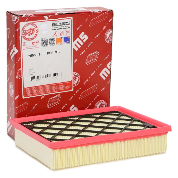 Master-Sport Germany légszűrő, Ford Galaxy III, Mondeo V, S-Max, 199x246x50mm