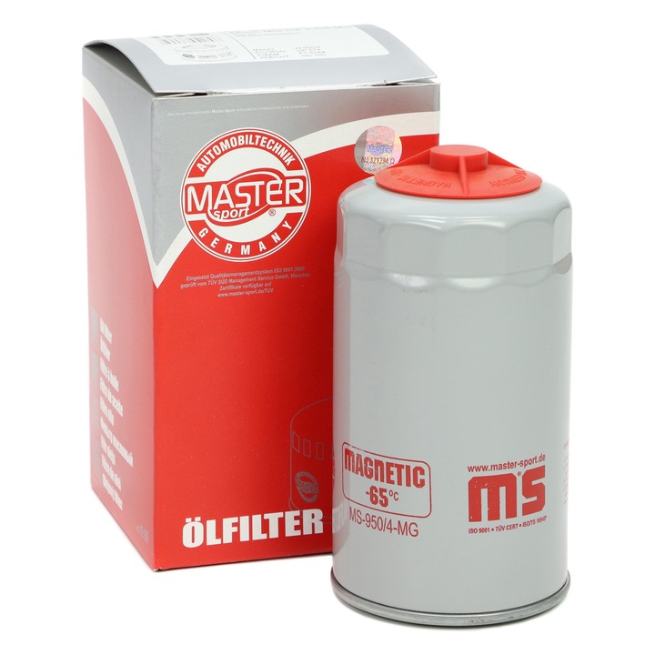 Olajszűrő Master-Sport Germany, 3/4-16 UNF, 183x93mm, Volvo 740 760 780 940 I/II 960, VW LT 28-35/40-55 modellekhez