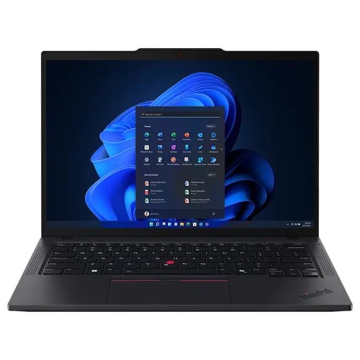 Laptop Lenovo ThinkPad T14 Gen 6 21QC0043RI, 14 inch 1920 x 1200, Intel 255U 12 C / 14 T, 2.4 GHz - 5.2 GHz, 12 MB cache, 32 GB DDR5, 1 TB SSD, Intel Graphics, Windows 11 Pro