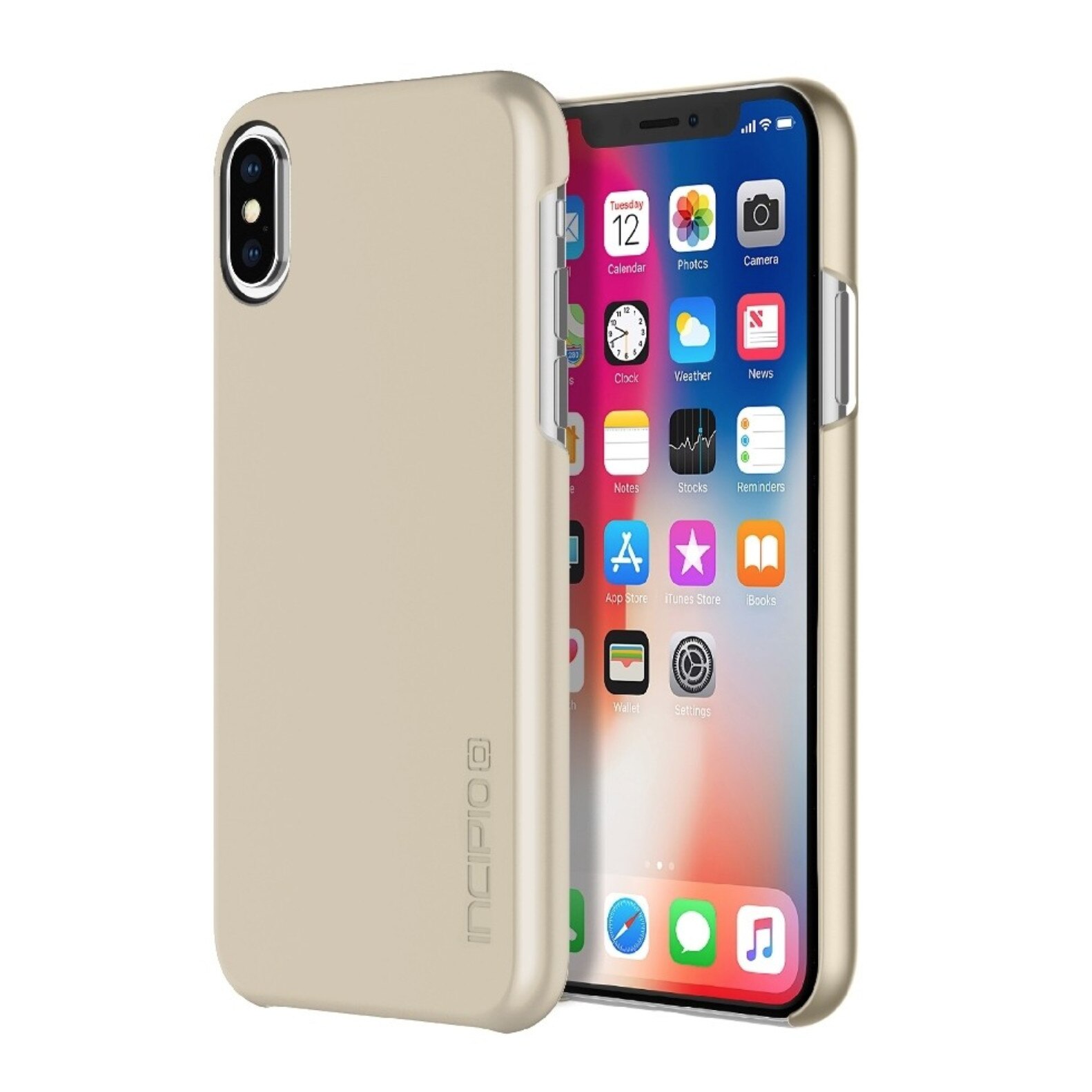 Husa de protectie INCIPIO Feather Apple iPhone Xs/X Champagne