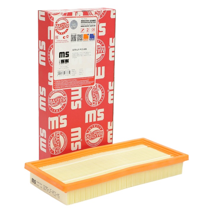 Master-Sport légszűrő, ALFA ROMEO MITO, FIAT, LANCIA, 320x151x41mm