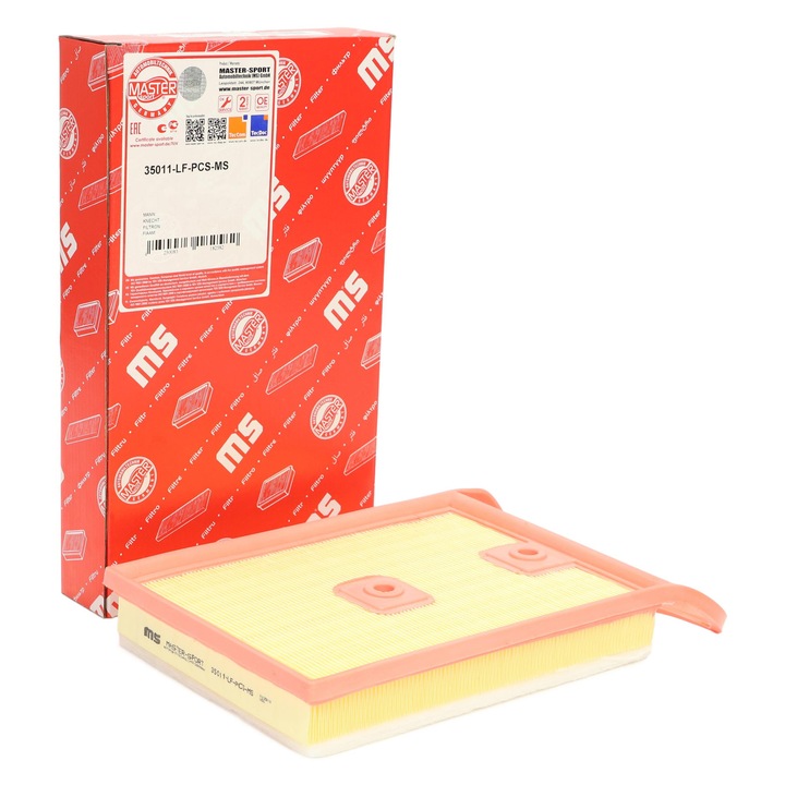 Master-Sport légszűrő, AUDI A1, SEAT IBIZA IV, SKODA FABIA III, VW POLO, 350x206x47mm