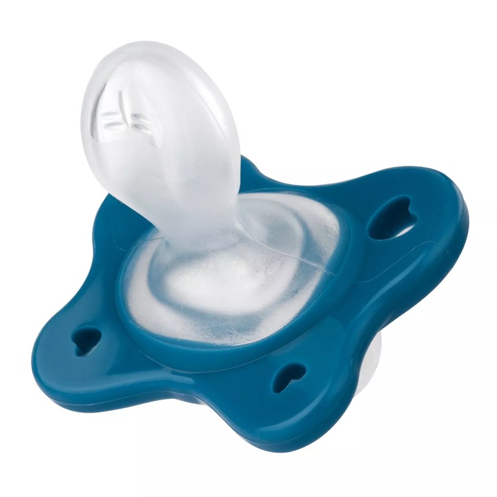 Chicco PhysioForma Dual Soft anatómiai cumi, 2 db, 16-36 hónapos korig, kék