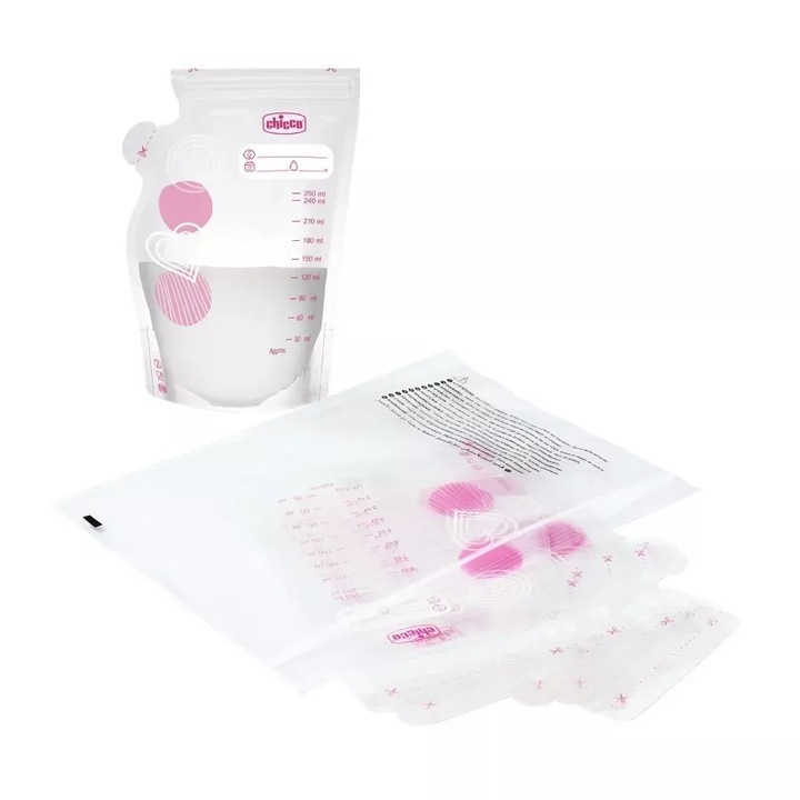 Пликове за съхранение на кърма Chicco, 30 броя