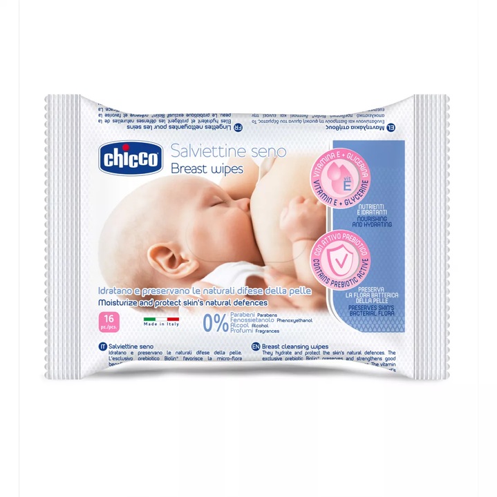 Servetele umede pentru san Chicco, 16 buc