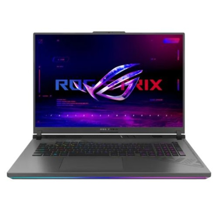 Laptop Asus ROG Strix G16 2025 G614FP-RV078, 16 hüvelykes 1920 x 1200, AMD 9955HX 16 C / 32 T, 2.5 GHz - 5.4 GHz, 16 MB 64 MB gyorsítótár, 32 GB DDR5, 1 TB SSD, Nvidia GeForce RTX 5070, Operációs rendszer nélkül