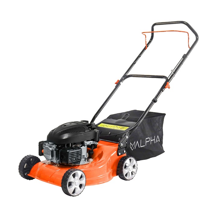Masina de tuns gazon Alpha Lawn, benzina, 2, 2CP, latime 41cm, cos 40L