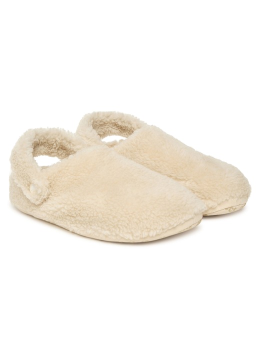 Női papucs Crocs Stucco 160, Classic Cozzzy, bézs