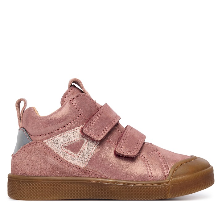 Froddo lány bakancs, természetes bőr, rózsaszín/szürke