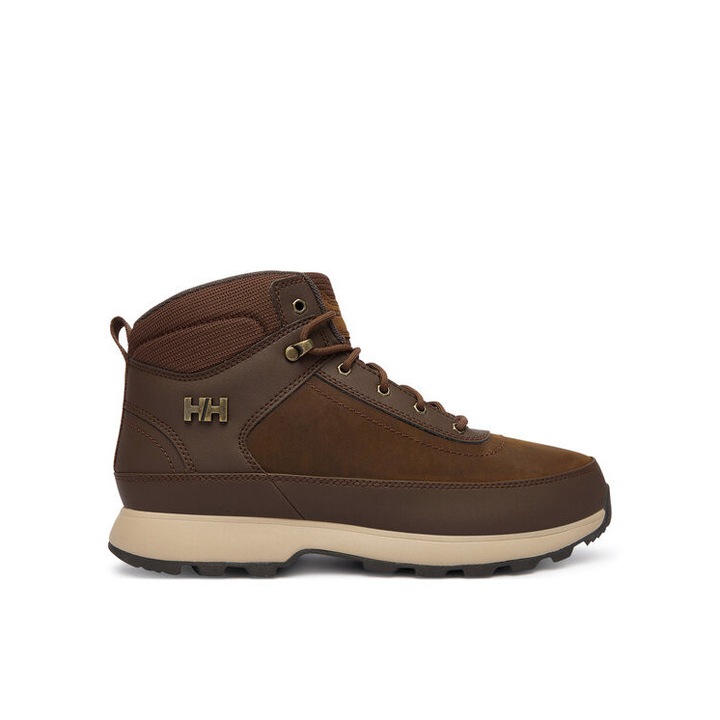Ghete trekking barbati Helly Hansen Bushwacker Calgary 2, piele naturala, maro