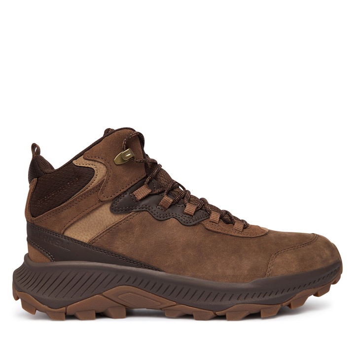 Merrell Mole Speed Strike 2 Mid férfi bakancs, túrázáshoz, természetes bőr, barna